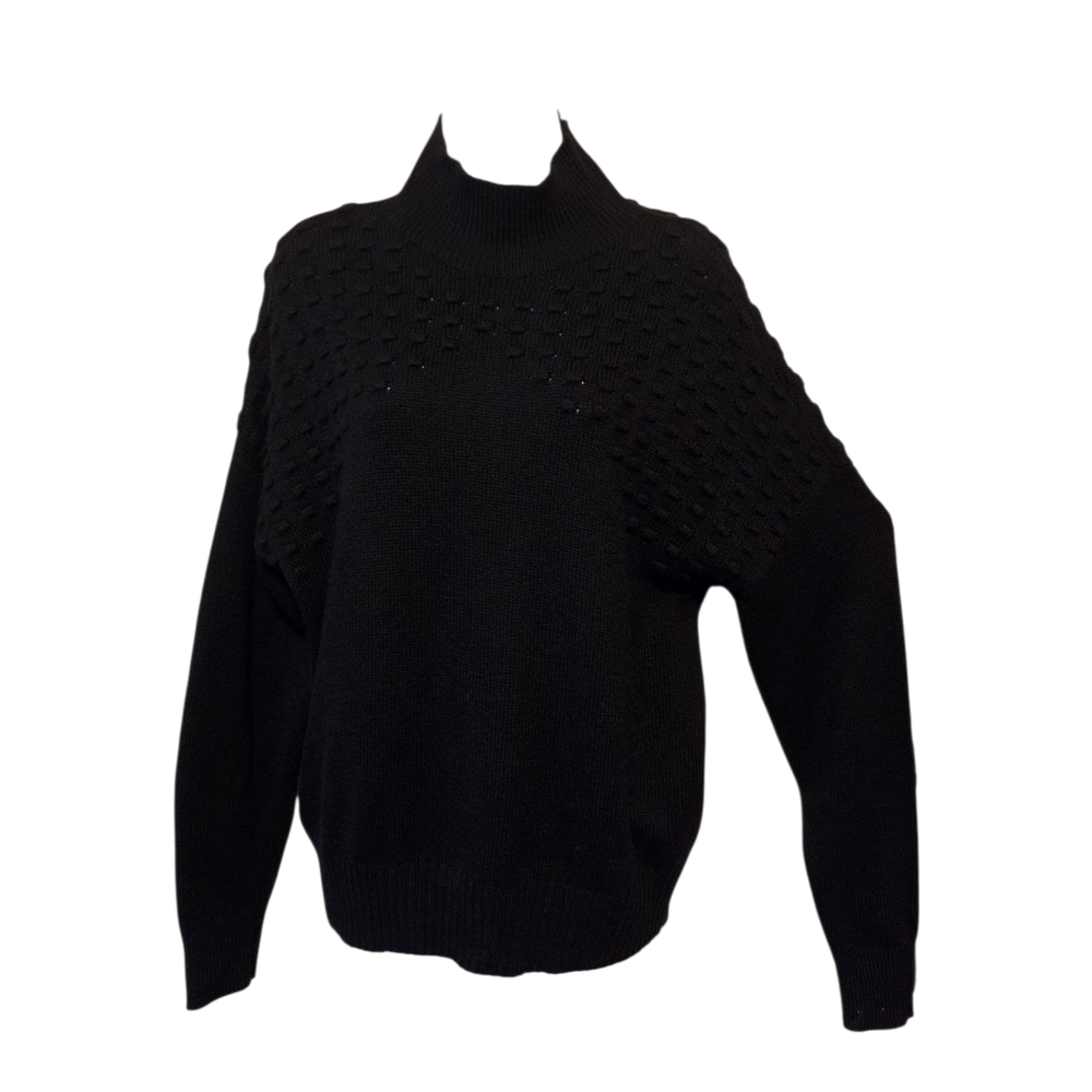 Sonoma Black Knit Cowl Neck Sweater
